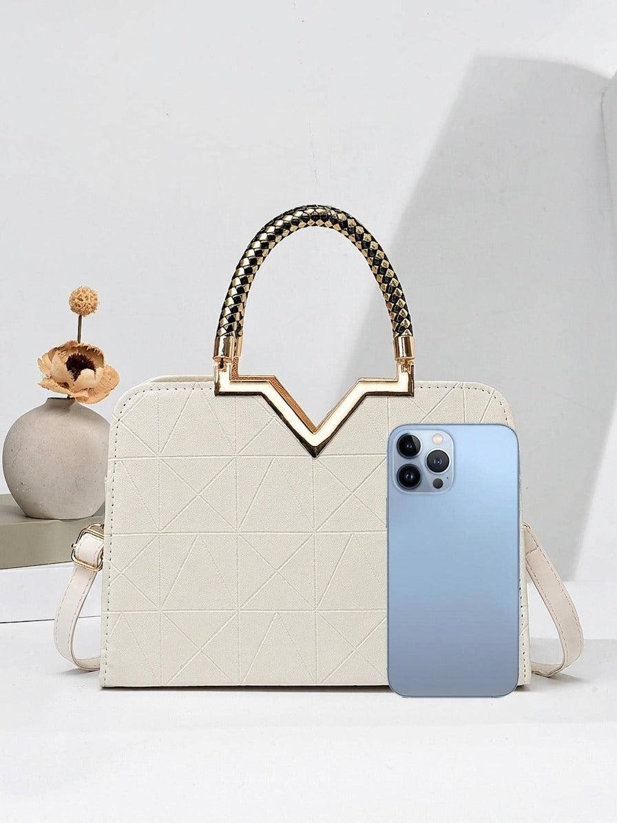 BAGS | Aurelia Woven-Handle Satchel