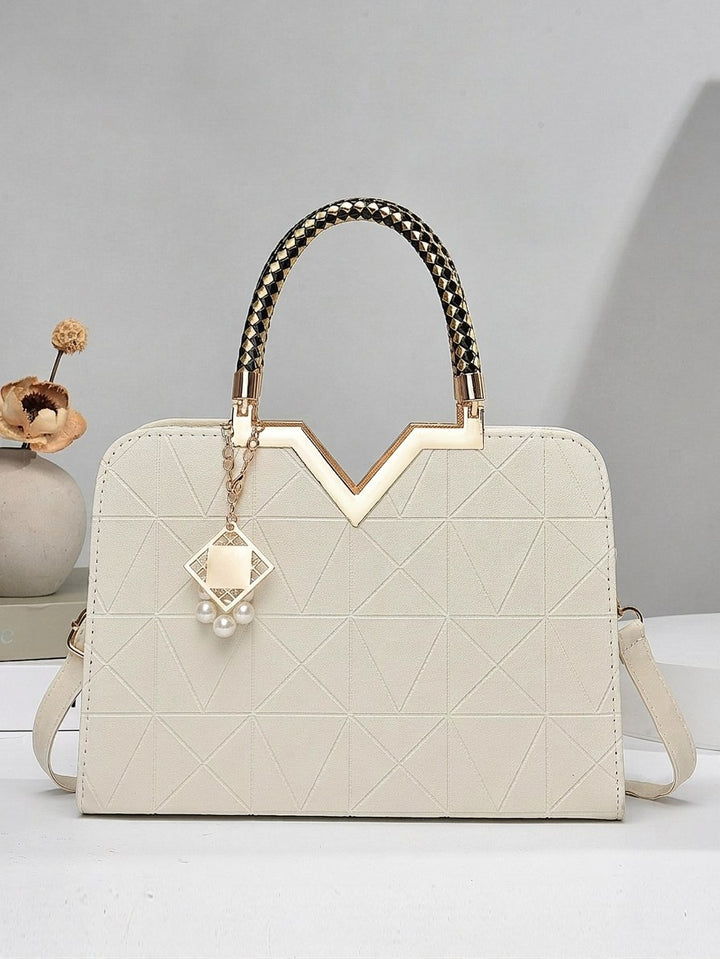 BAGS | Aurelia Woven-Handle Satchel