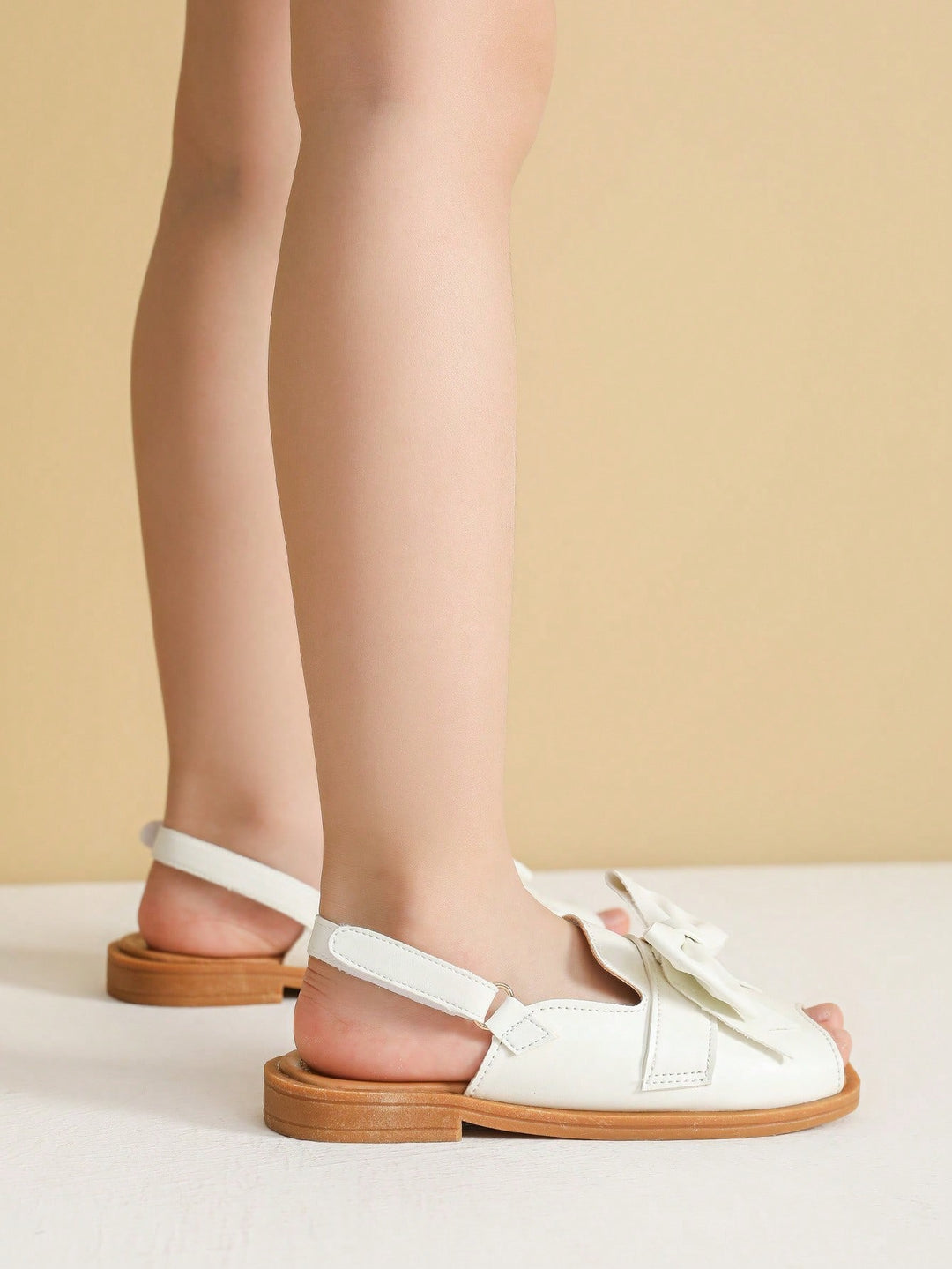 SHOES |  Bow Flat Slingback Sandals