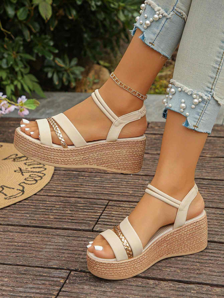 SHOES | Espadrille Platform Wedge Sandals