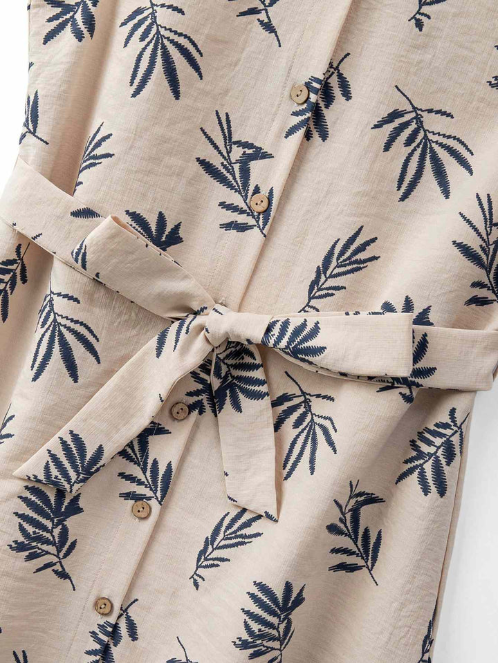 DRESS | Button Front Botanical Dress