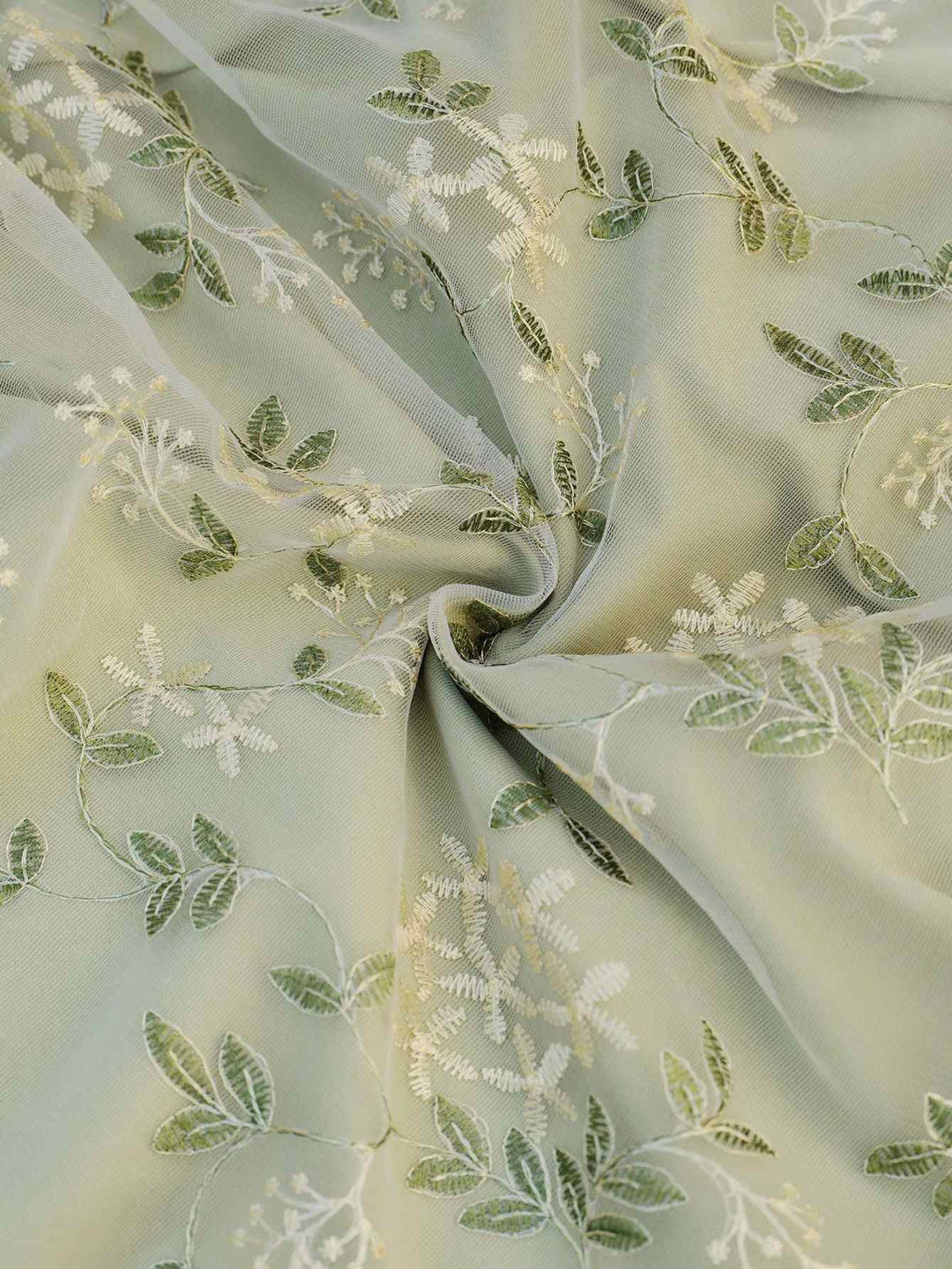 DRESS | Sage Floral Tulle Midi Dress