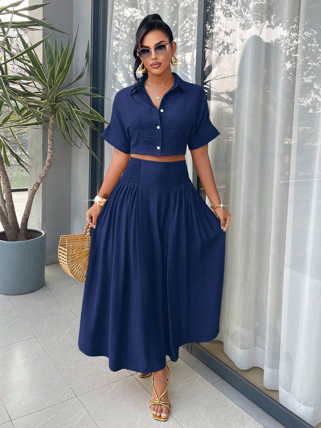 DRESS | Maxi Skirt Two-Piece Set