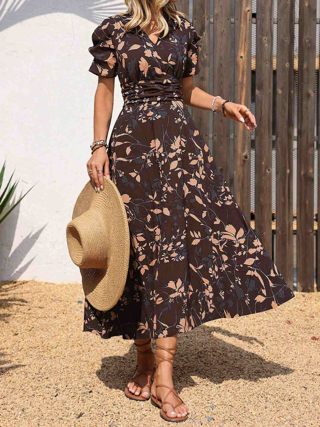 DRESS | Floral maxi dress