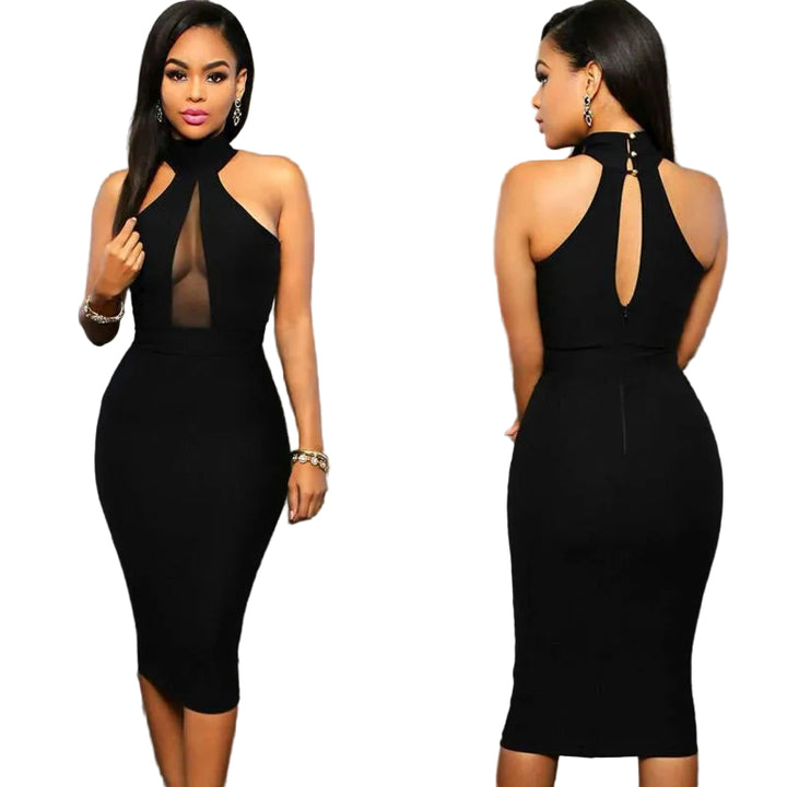 Women Sleeveless Bodycon Dress