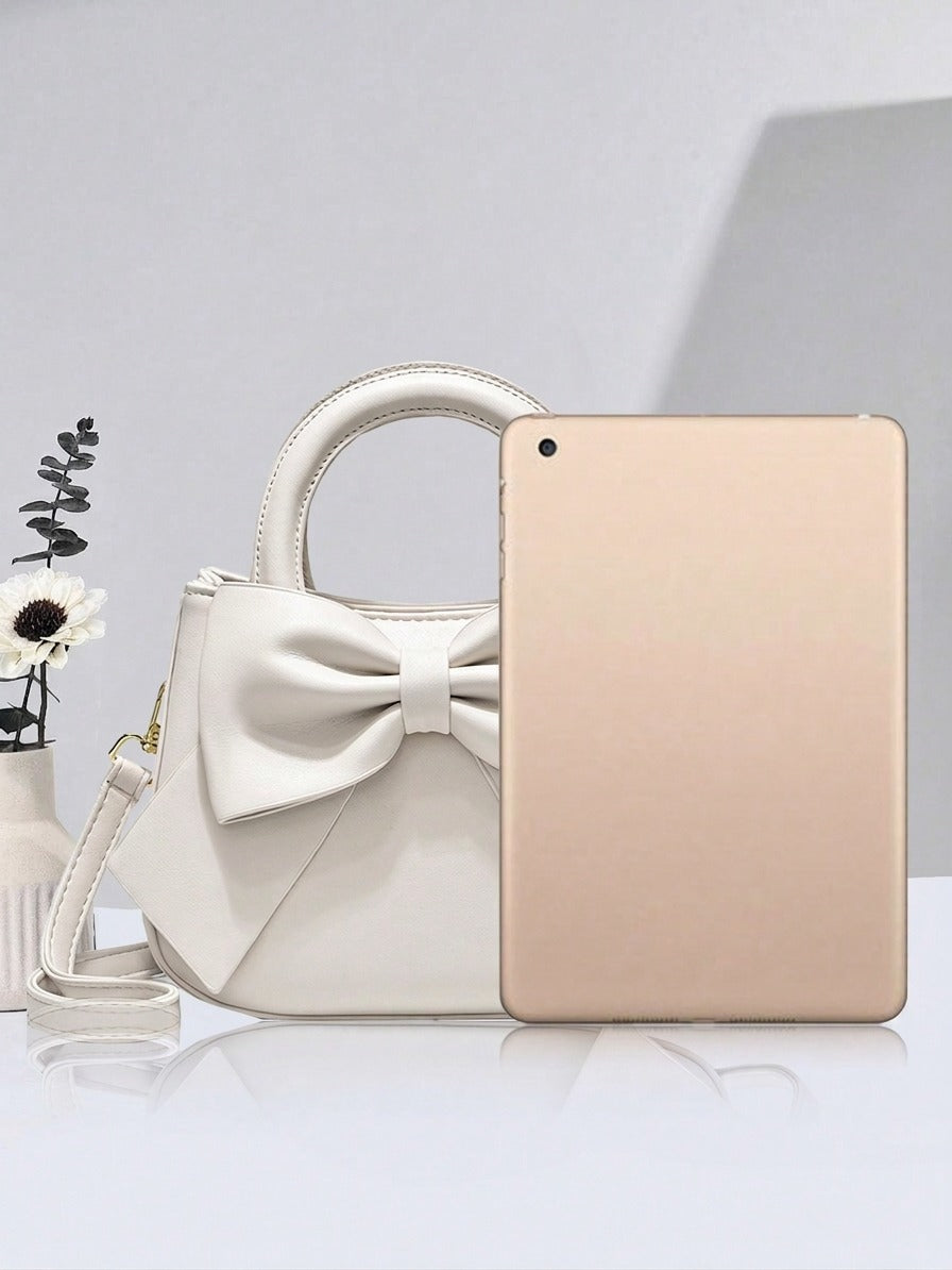Ivory Bow Handbag
