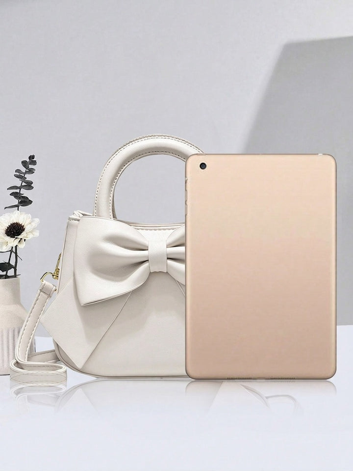 Ivory Bow Handbag