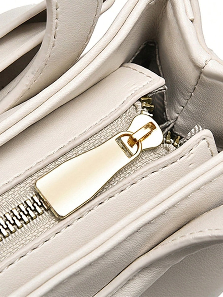 Ivory Bow Handbag