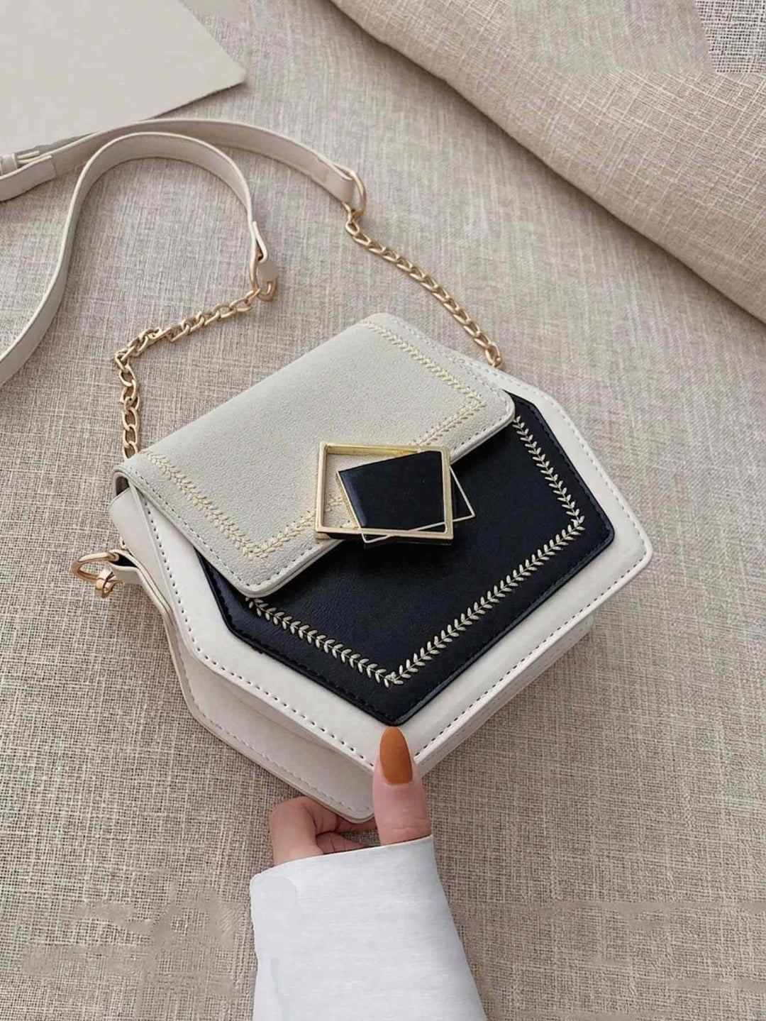 Hexagon Crossbody Bag