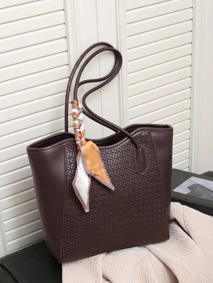 Mocha Weave Tote