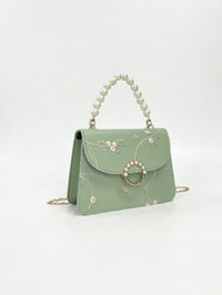 Pearl Floral Mini Handbag