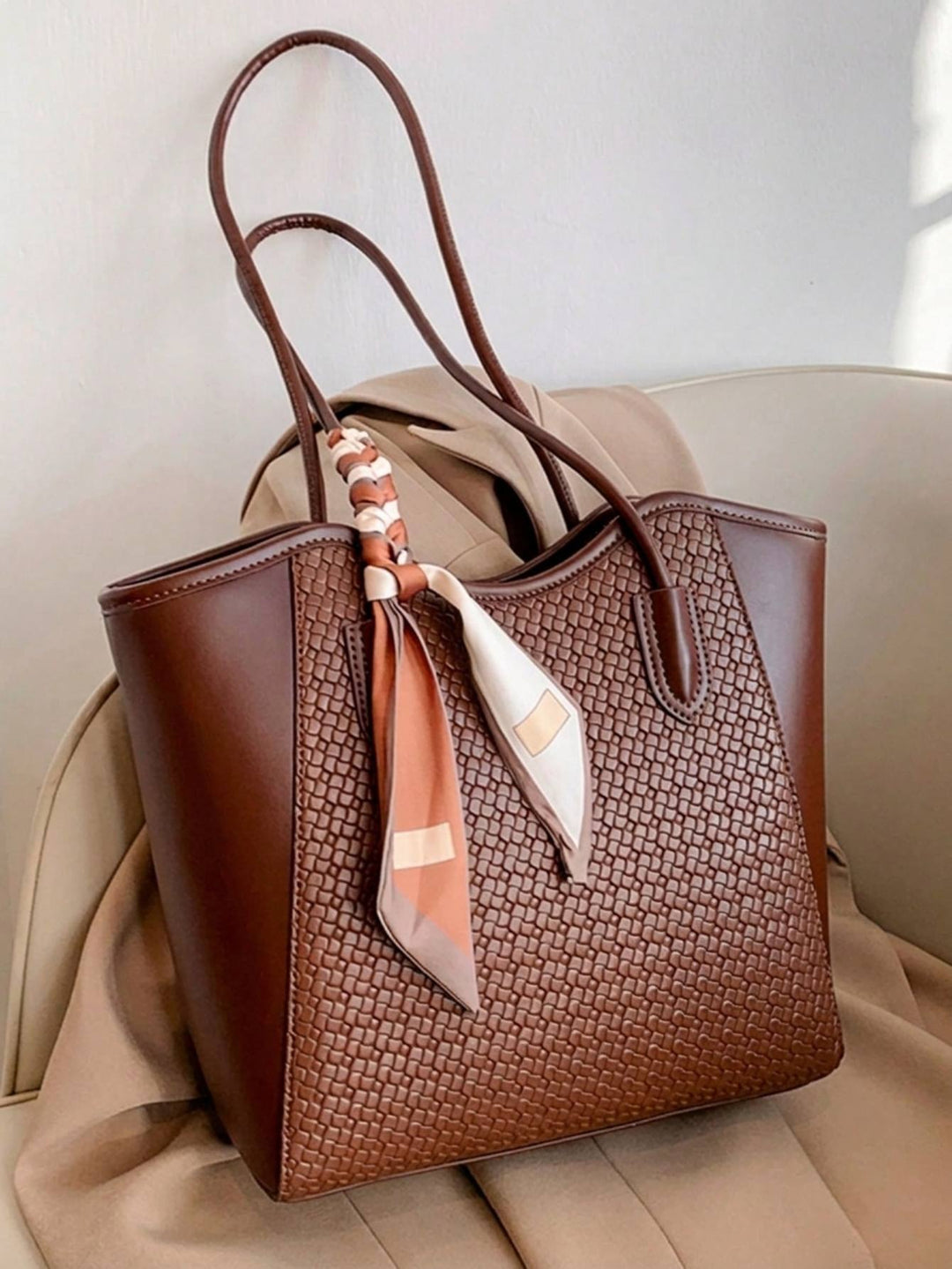 Mocha Weave Tote