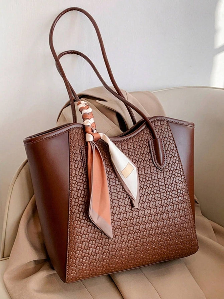 Mocha Weave Tote