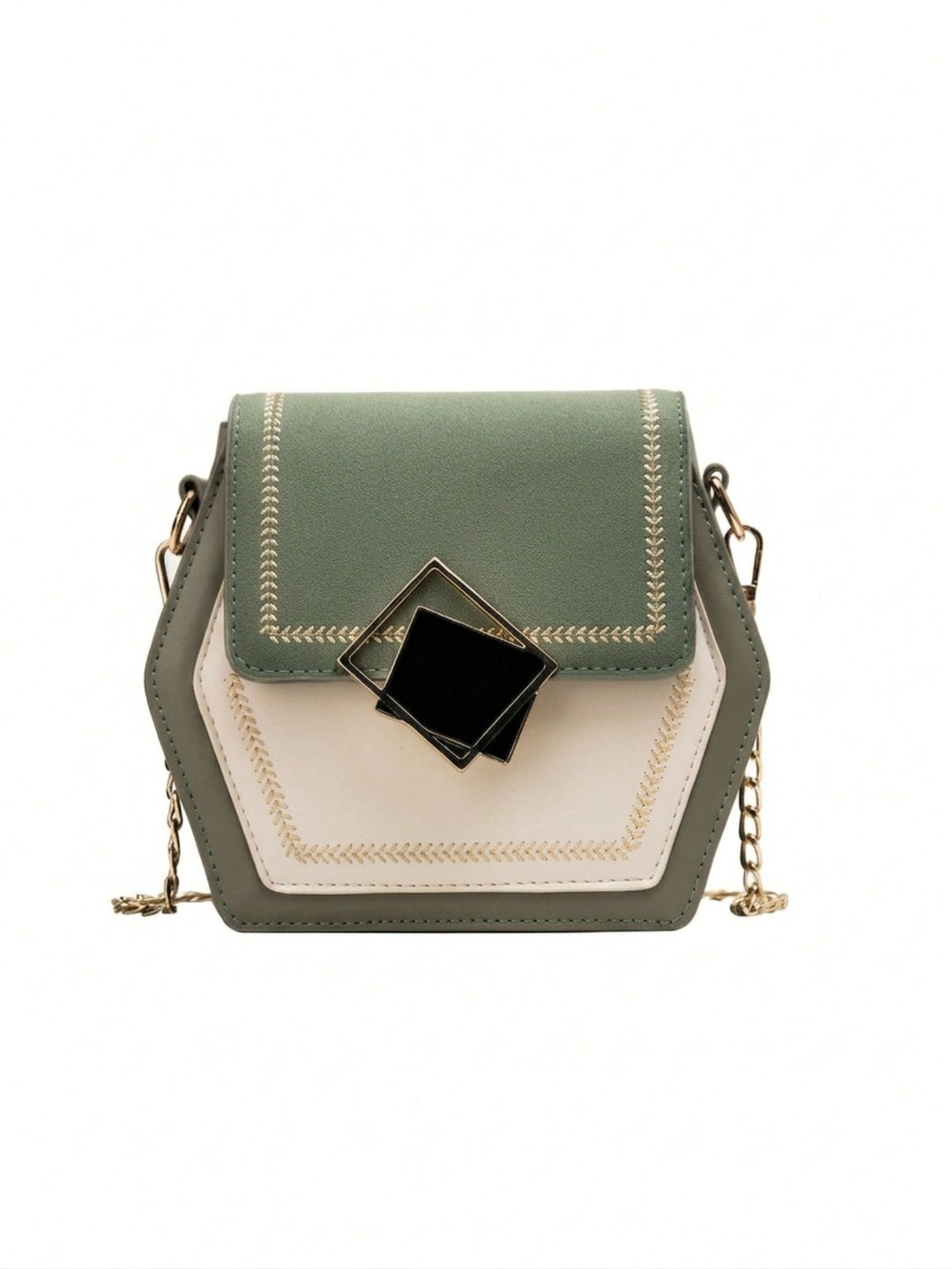 Hexagon Crossbody Bag