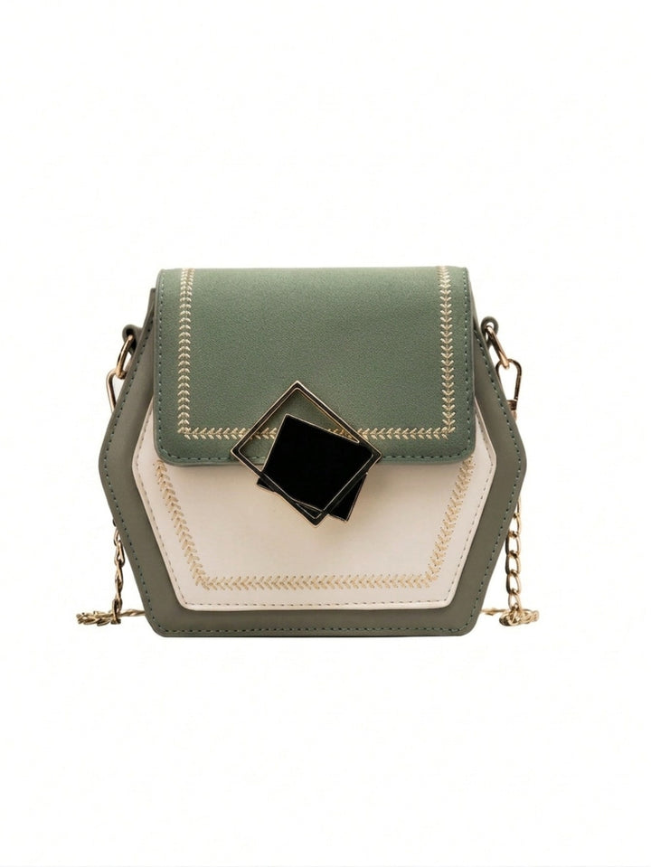 Hexagon Crossbody Bag