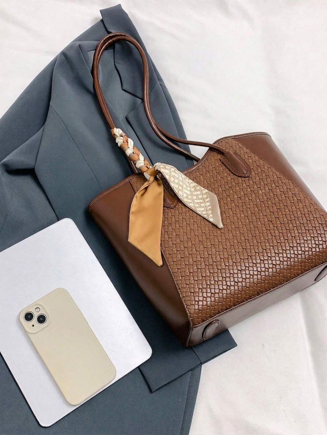 Mocha Weave Tote