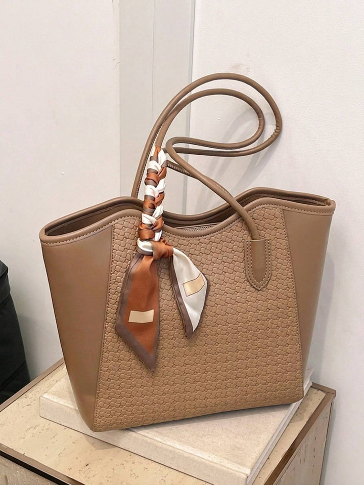 Mocha Weave Tote