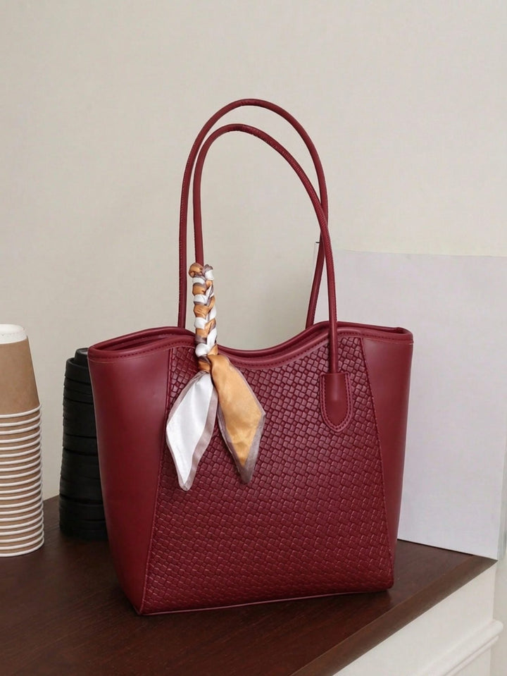Mocha Weave Tote