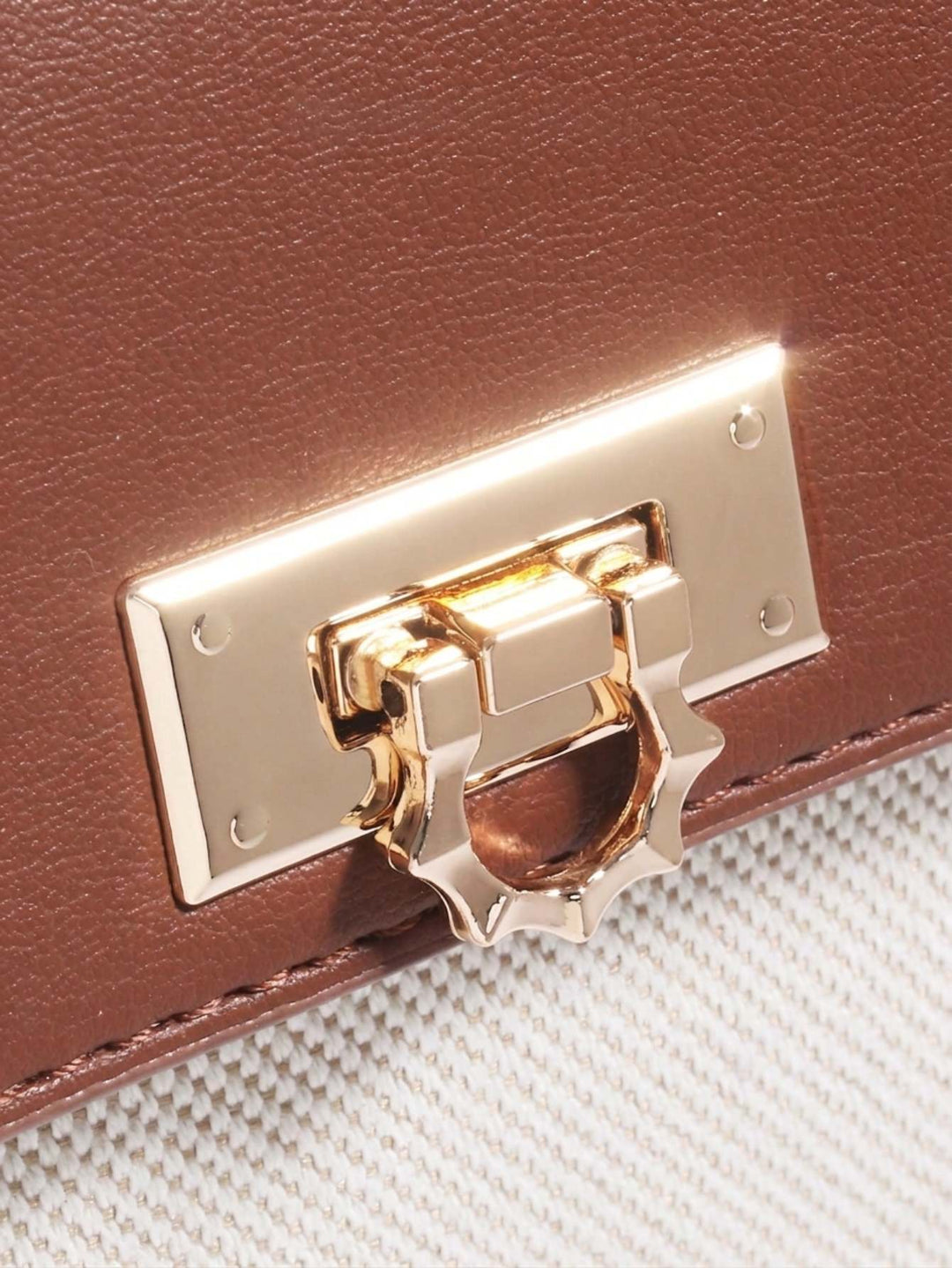 Elegant Scarf Handle Shoulder Bag