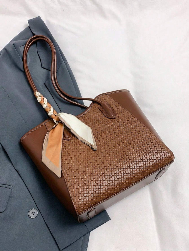 Mocha Weave Tote
