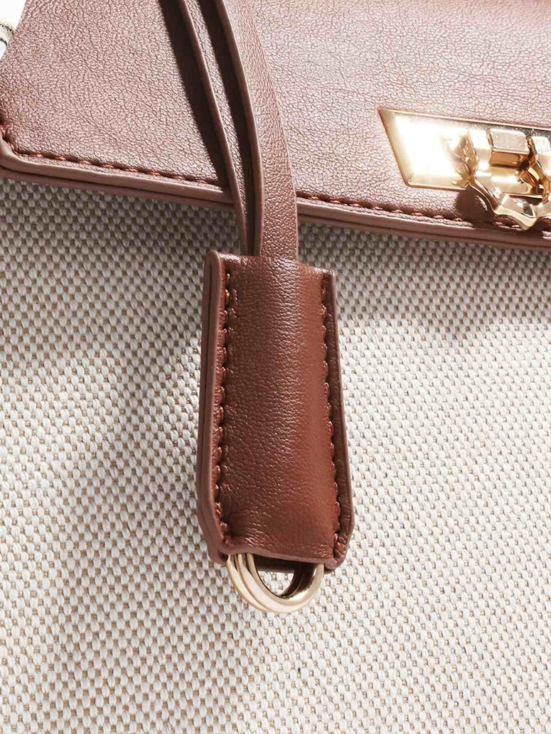 Elegant Scarf Handle Shoulder Bag